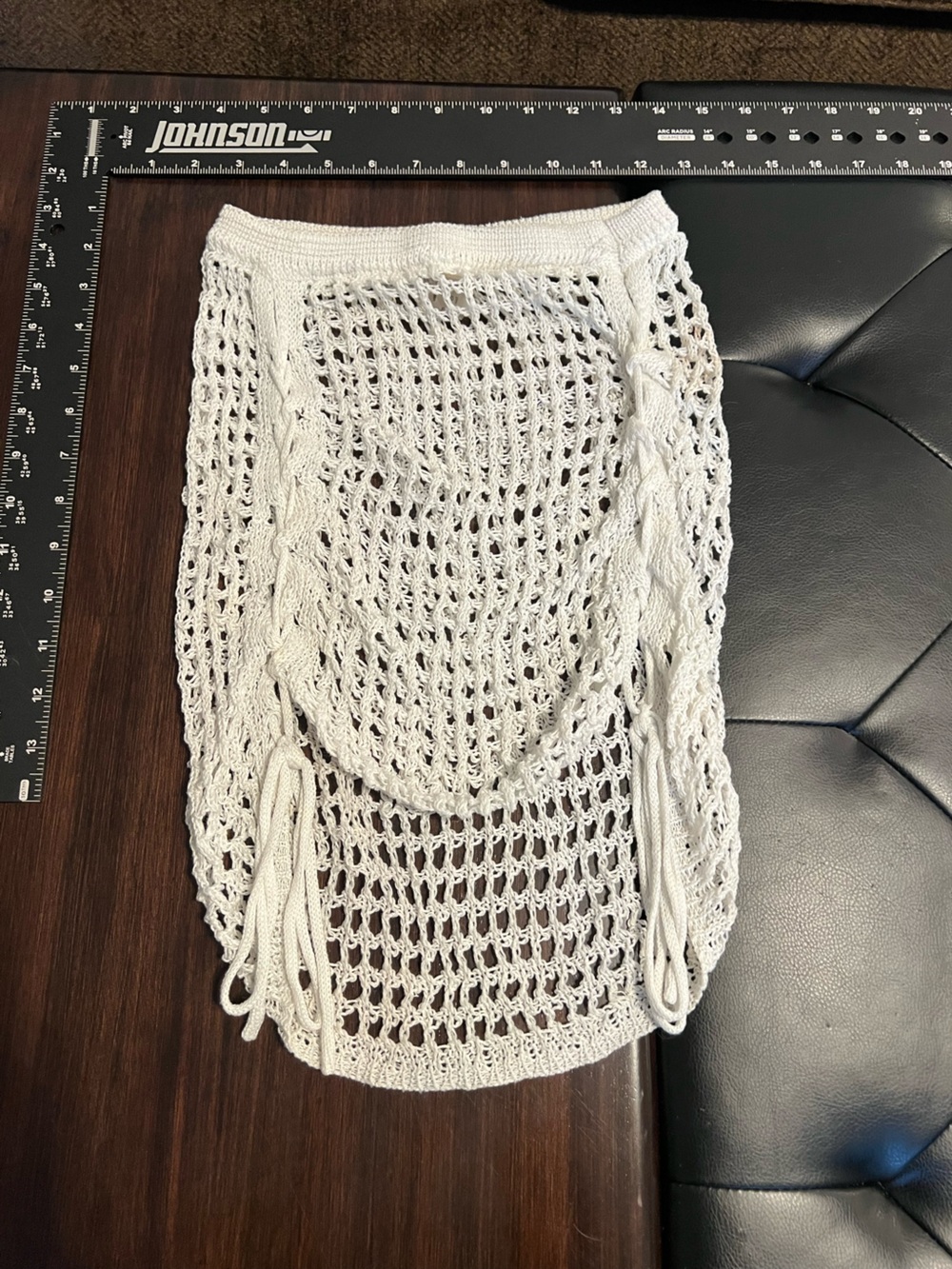White Crochet Beach Cover-Up Knit, MermaidCore 🧜‍♀️
